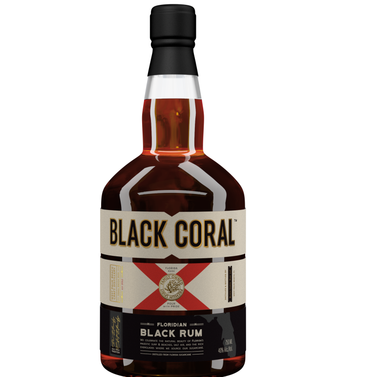 Black Coral Rum Black Rum 750 ML