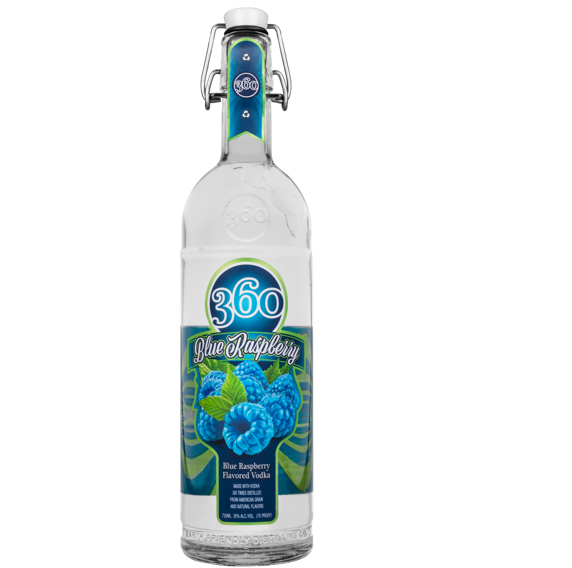360 Blue Raspberry Vodka 1.0l