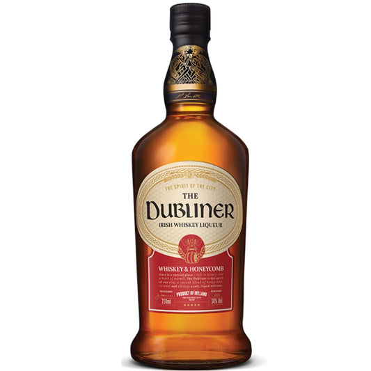 The Dubliner Irish Whiskey Honeycomb Liqueur 750ml