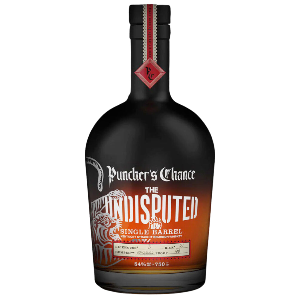 Puncher's Chance Straight Bourbon the Undisputed Single Barrel 750ml