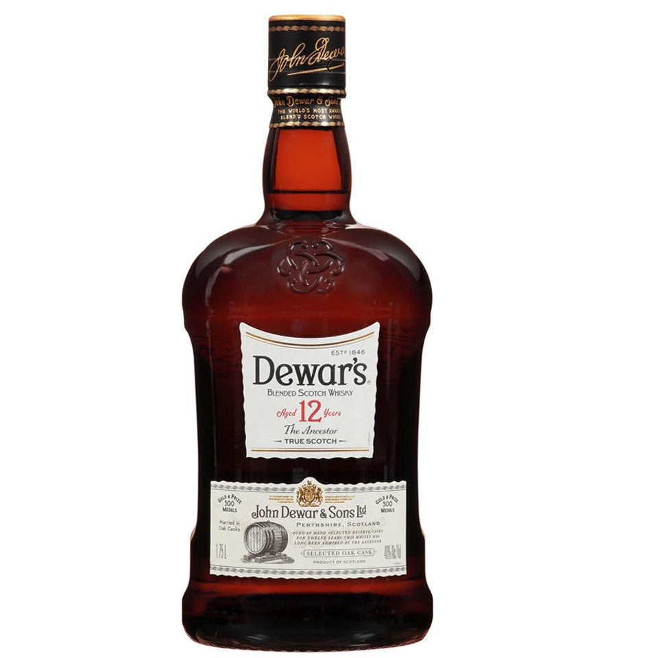Dewars Double Aged 12 Yrs Blended Scotch Whisky 1.75L
