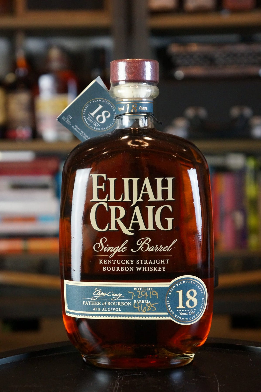 Elijah Craig Single Barrel 18 Year Old Kentucky Straight Bourbon Whisk