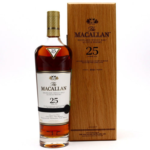 Macallan 25 Year Old Single Malt Scotch Whisky 750ml