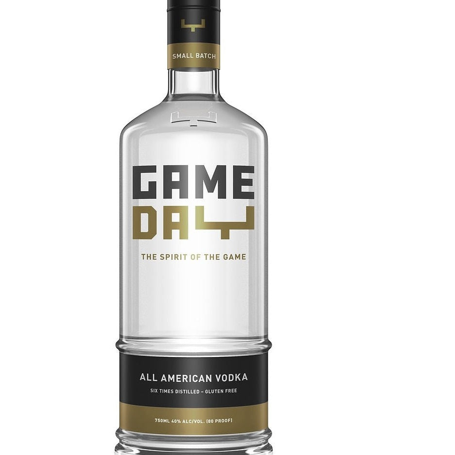 Gameday Vodka Garnet and Gold 750ml