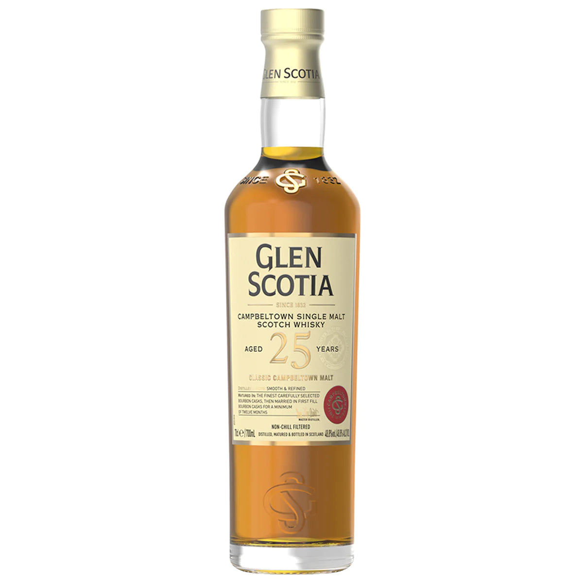 Glen Scotia 25 Year Single Malt Scotch Whiskey 750ml
