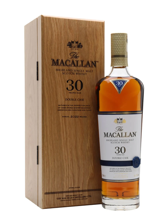 The Macallan Double Cask 30 Year Old Single Malt Scotch Whisky (2022 release)