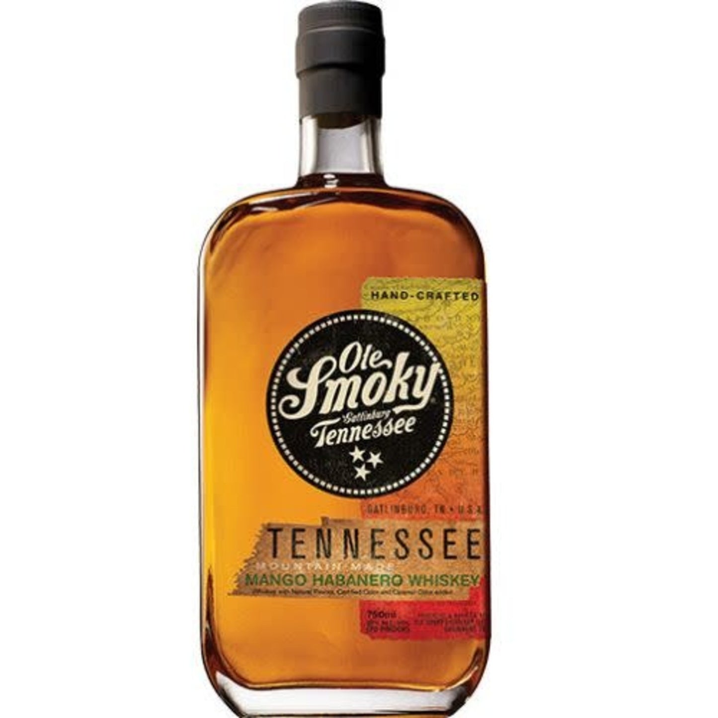 Ole Smoky Whiskey Mango Habanero Flavored Whiskey Mountain Made 750ml