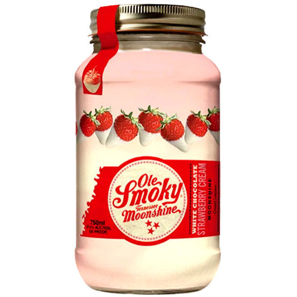 Ole Smoky White Chocolate Strawberry Cream Moonshine 750ml