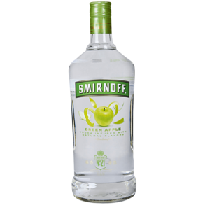 Smirnoff Green Apple Flavored Vodka 70 Proof 1.75 L