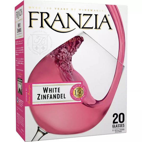 Franzia White Zinfandel Rose Wine 3.0l Box