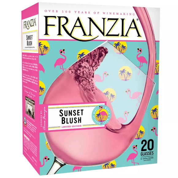Franzia Sunset Blush Rose Wine 3.0l