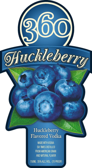 360 Huckleberry Vodka 1.0l