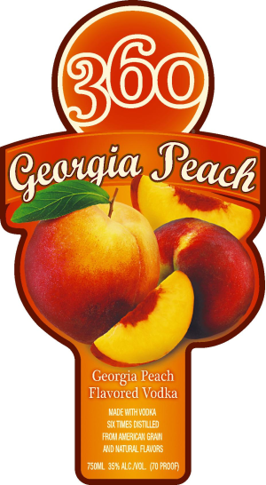 360 Georgia Peach Vodka 1.75l