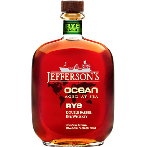 Jefferson Rye Whiskey Ocean Aged At Sea Double Barrel 750ml