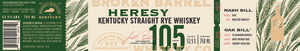 Broken Barrel Heresy Rye Whiskey 750ml