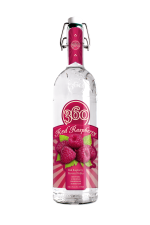 360 Red Raspberry Vodka 1.0l
