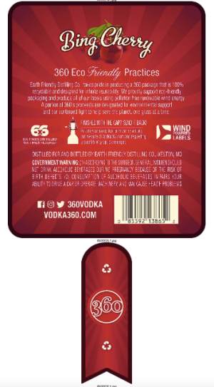 360 Bing Cherry Vodka 1.0l