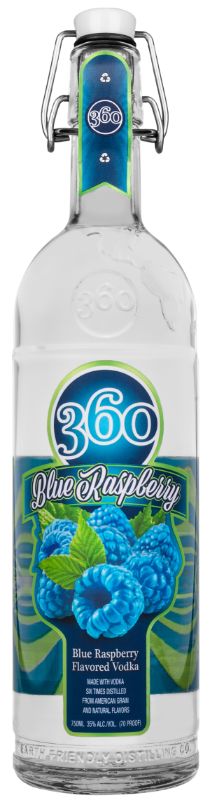 360 Blue Raspberry Vodka 1.0l
